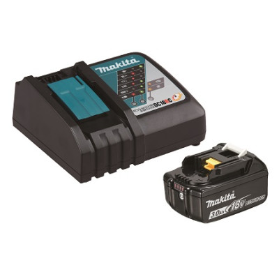 MAKITA sada Li-ion LXT 18V 1ks DC18RC + 1ks BL1830B