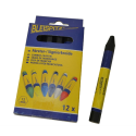 Křída lesnická Bleispitz černá 12mm - prodej po 1 ks