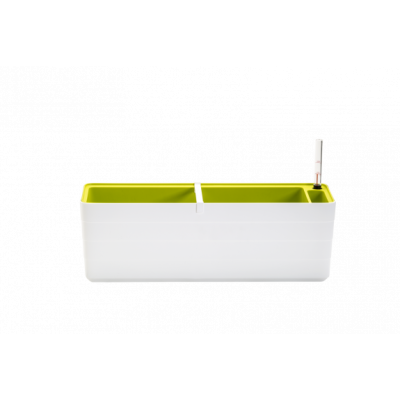 Truhlík samozavlažovací Berberis - zelená + bílá 60 cm